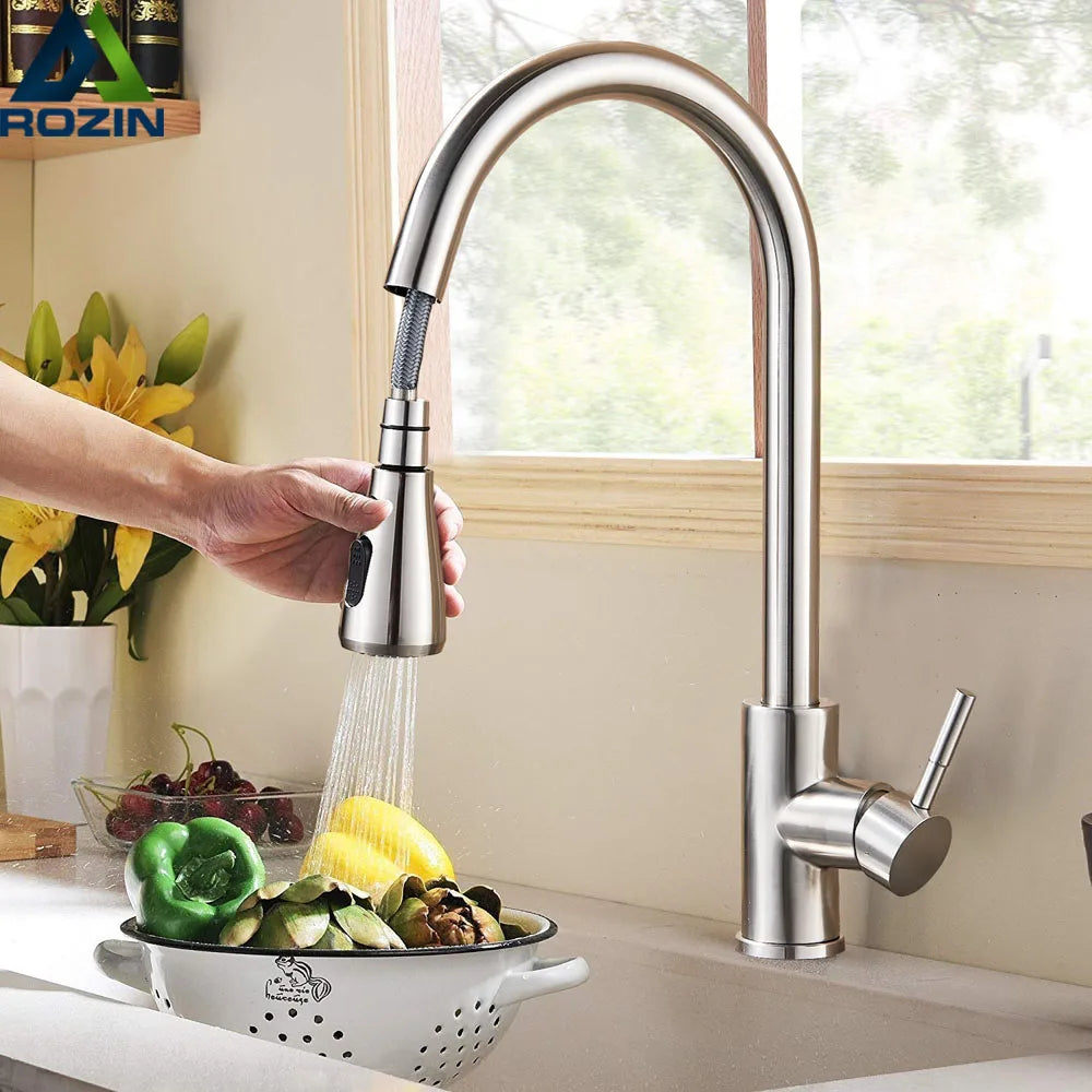 AquaFlex – Rubinetto da Cucina Flessibile con Doccia Estraibile