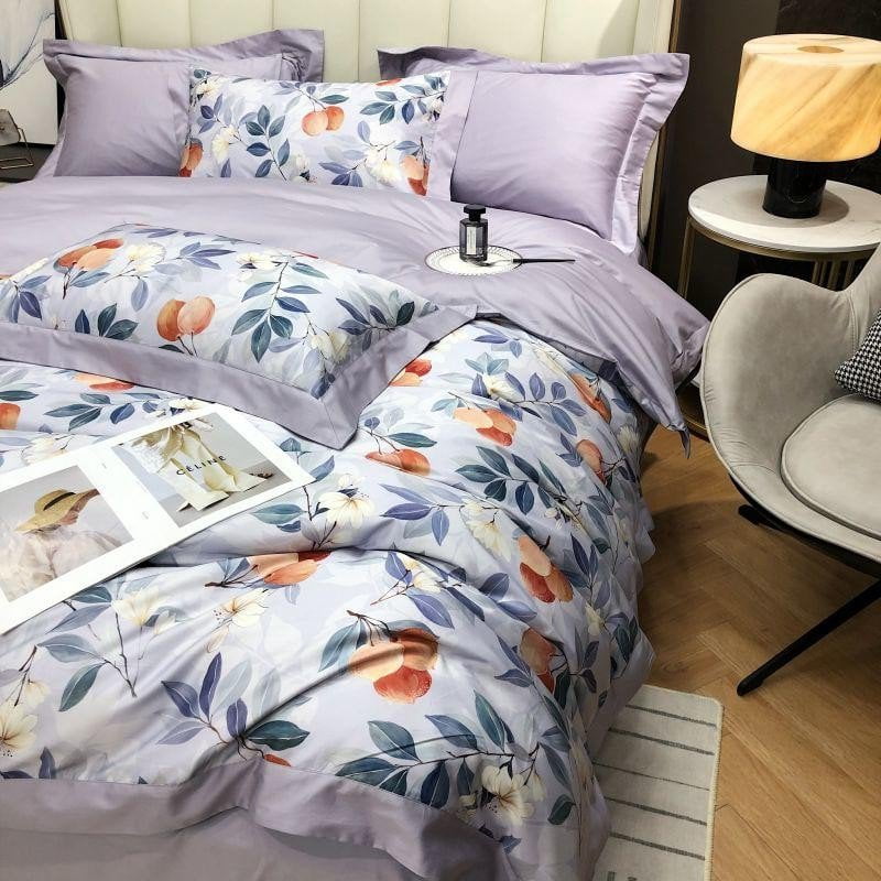 Set copripiumino Lavender Bloom (Cotone Egiziano)