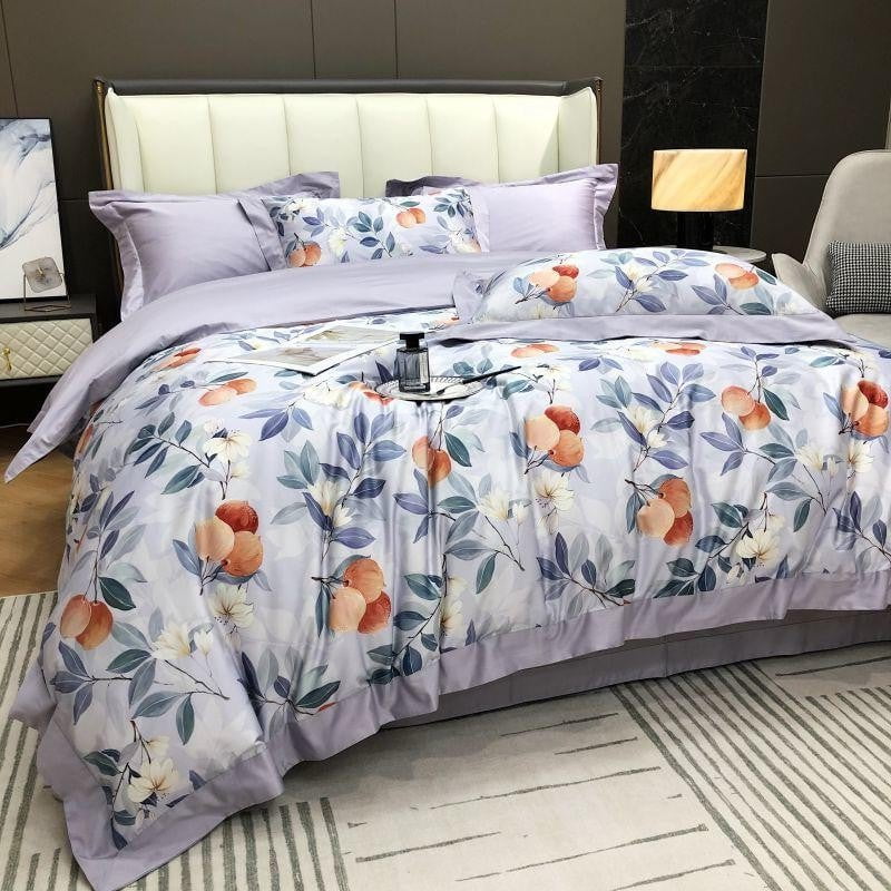 Set copripiumino Lavender Bloom (Cotone Egiziano)