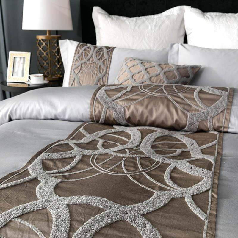 Chain of Luxury Gray Duvet Cover Set (Egyptian Cotton)
