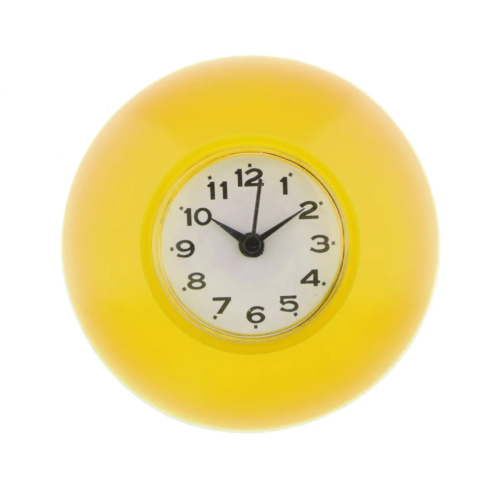 Reloj impermeable mini con ventosa para baño y cocina