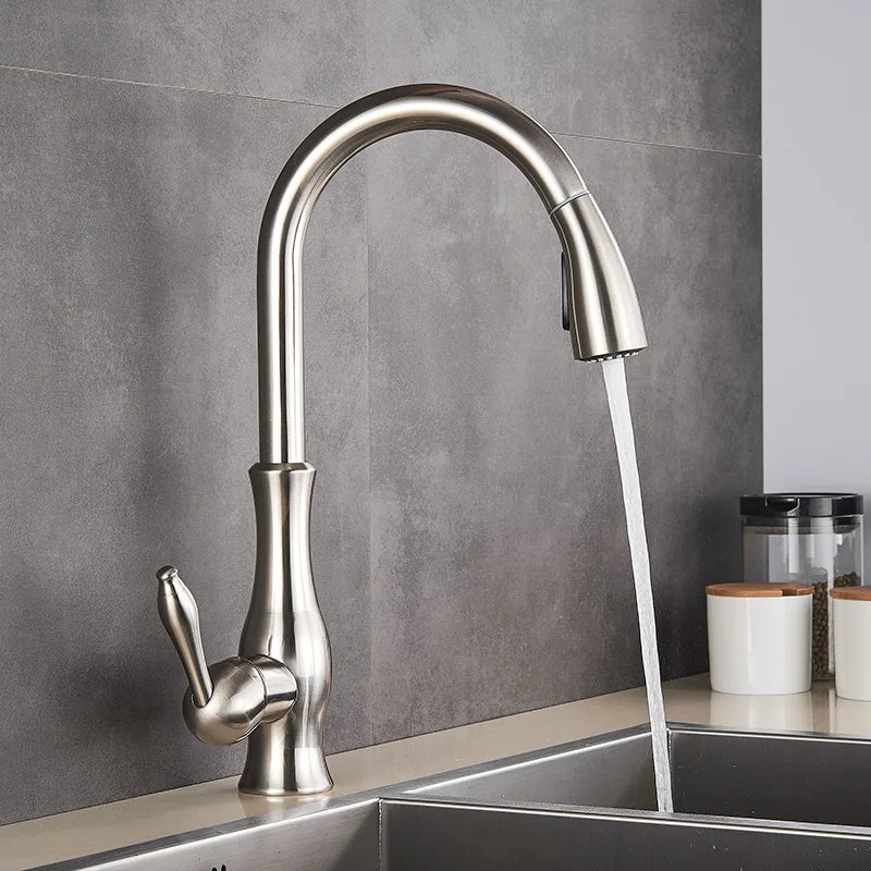 GoldFlow – Golden Kitchen Mixer Tap