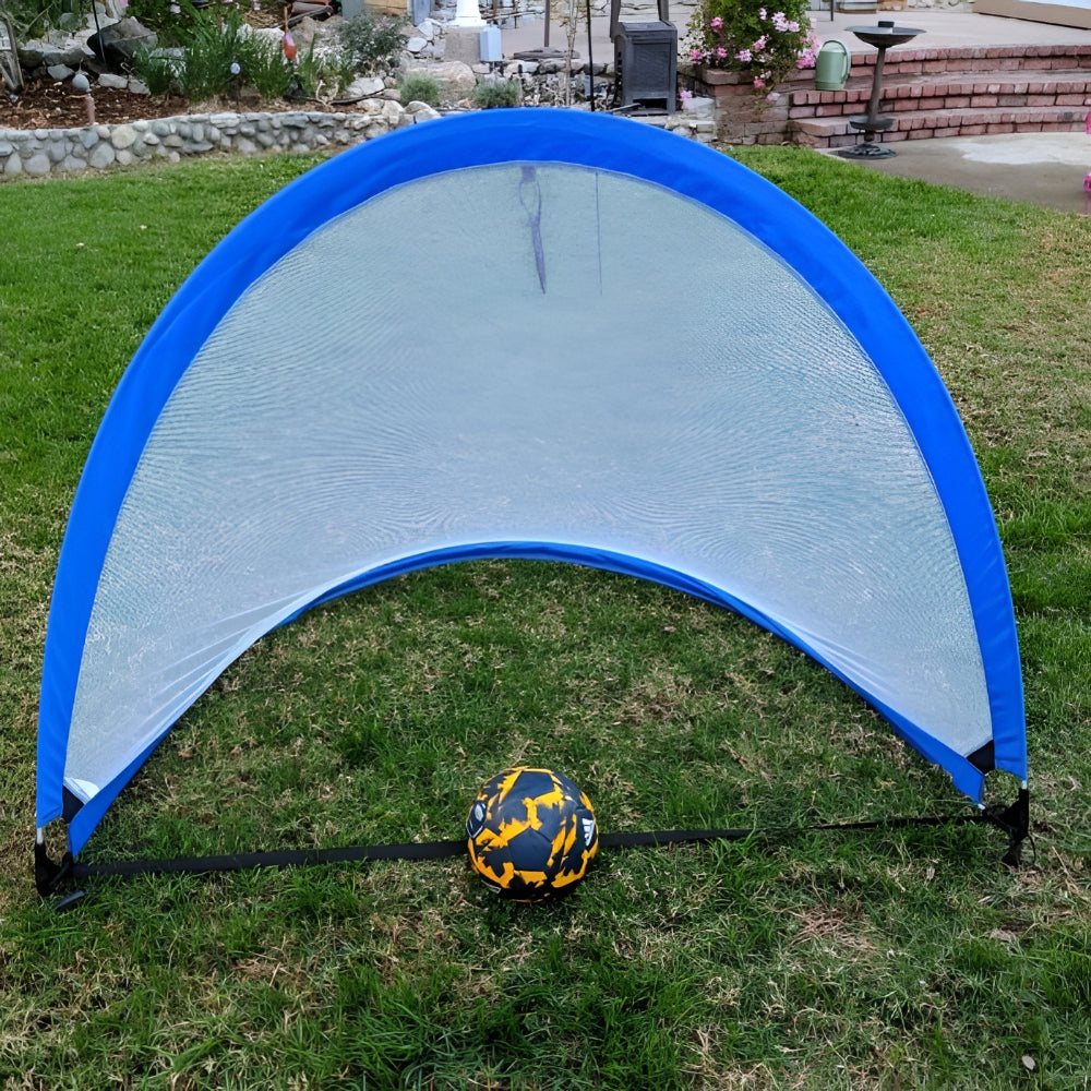 Porta Calcio Mondiali Bambini Pieghevole Allenamento Portatile Set 2