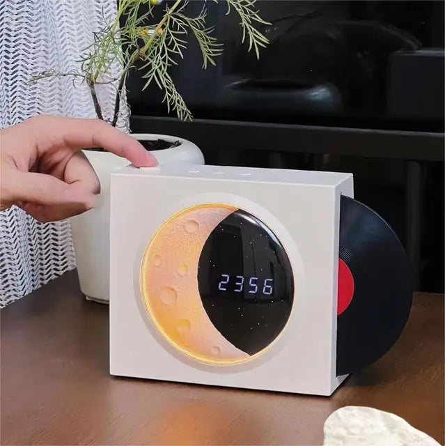 MoonGlow – LED Moon Lamp with Music & Bluetooth Speaker | Atmospheric Lighting