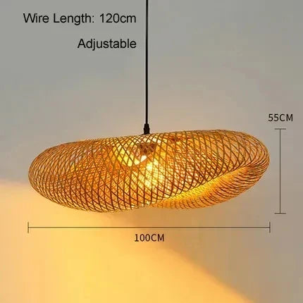 NatureLuxe - Lámpara colgante de vidrio moderna