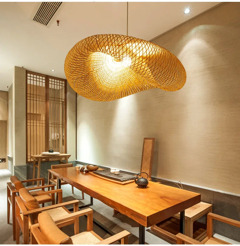 NatureLuxe - Lámpara colgante de vidrio moderna