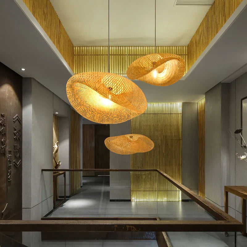 BambooLight - Lampada a sospensione LED retrò