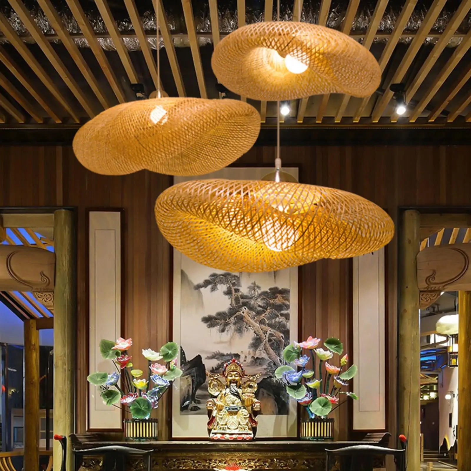 BambooLight - Retro LED Hanging Lamp