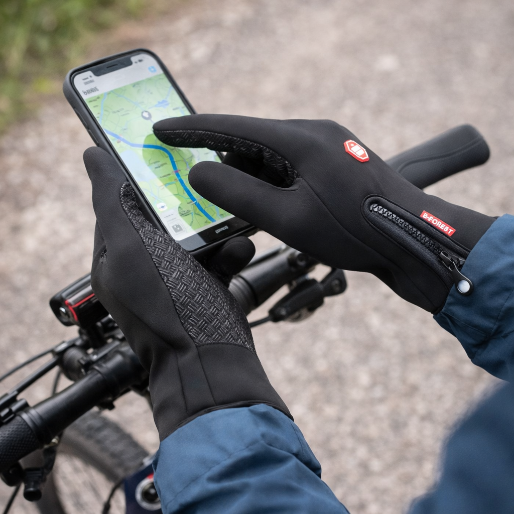 Wandelen Handschoenen Touchscreen Waterdicht Outdoor Fiets