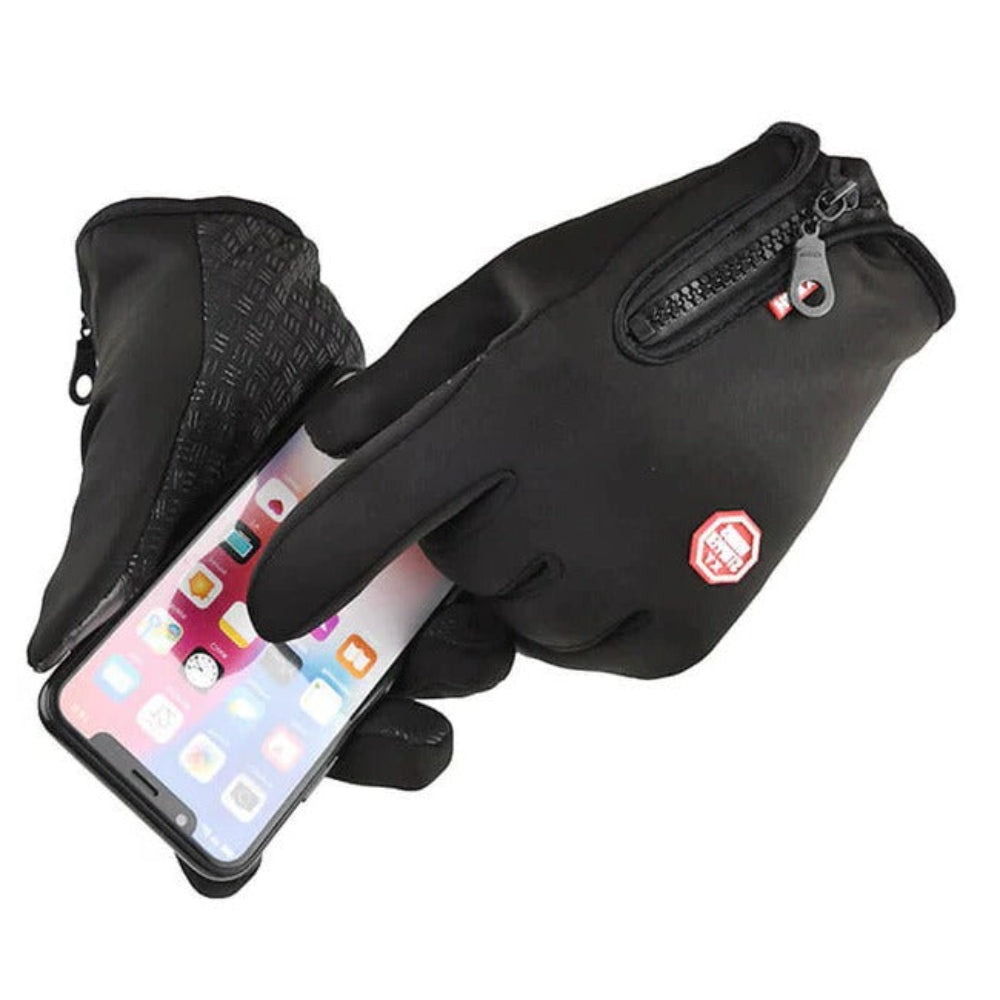 Gloves Winter Thermal Touchscreen Zip Cuff Outdoor