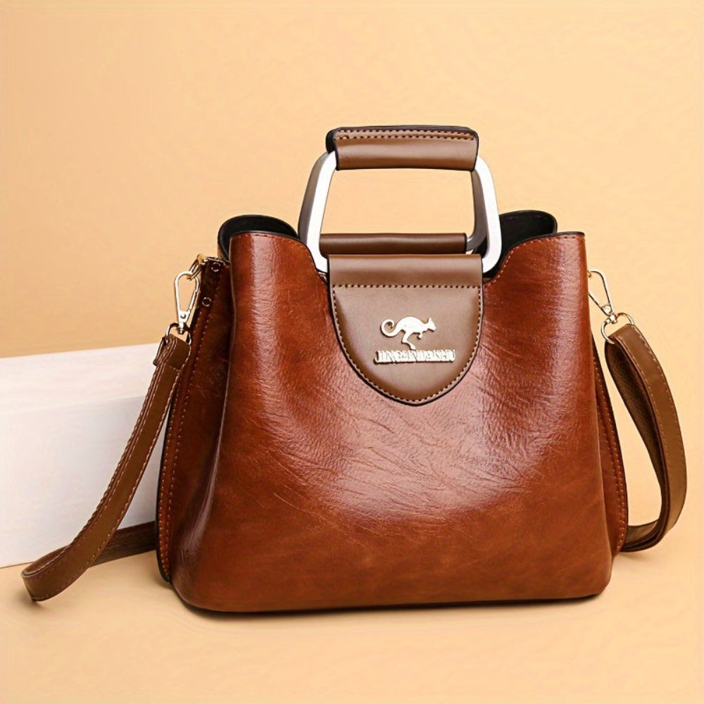 Borsa Donna Tracolla Crossbody Tasche Multiple Chiusura