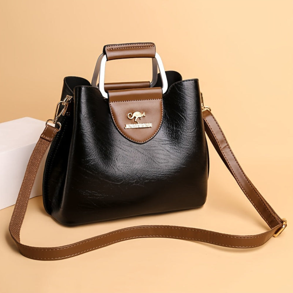 Borsa Donna Tracolla Crossbody Tasche Multiple Chiusura