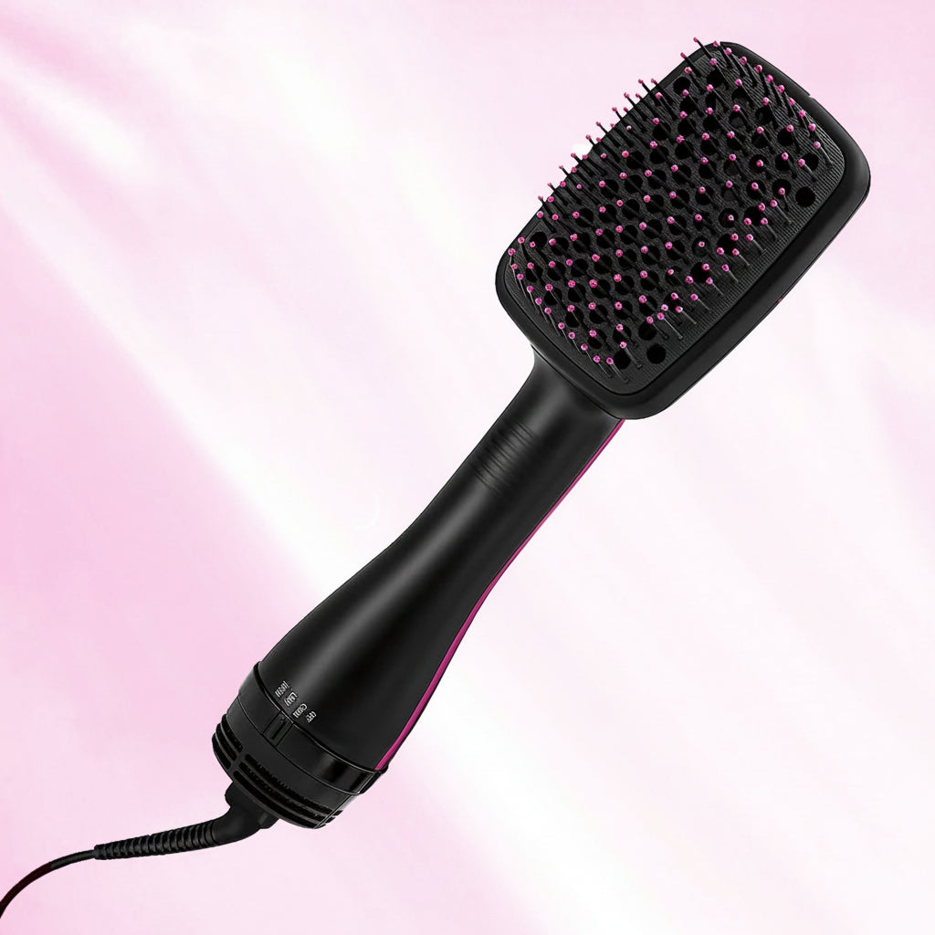 Hairbrush Hairdryer 2In1 Fast Styling Negative Ion Technology