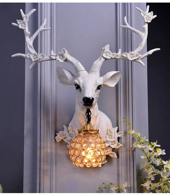 ModernCharm - Lampada Rustica a Forma di Cervo