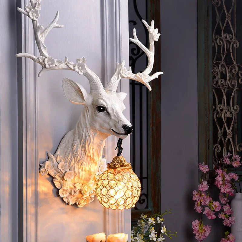 ModernCharm - Lampada Rustica a Forma di Cervo