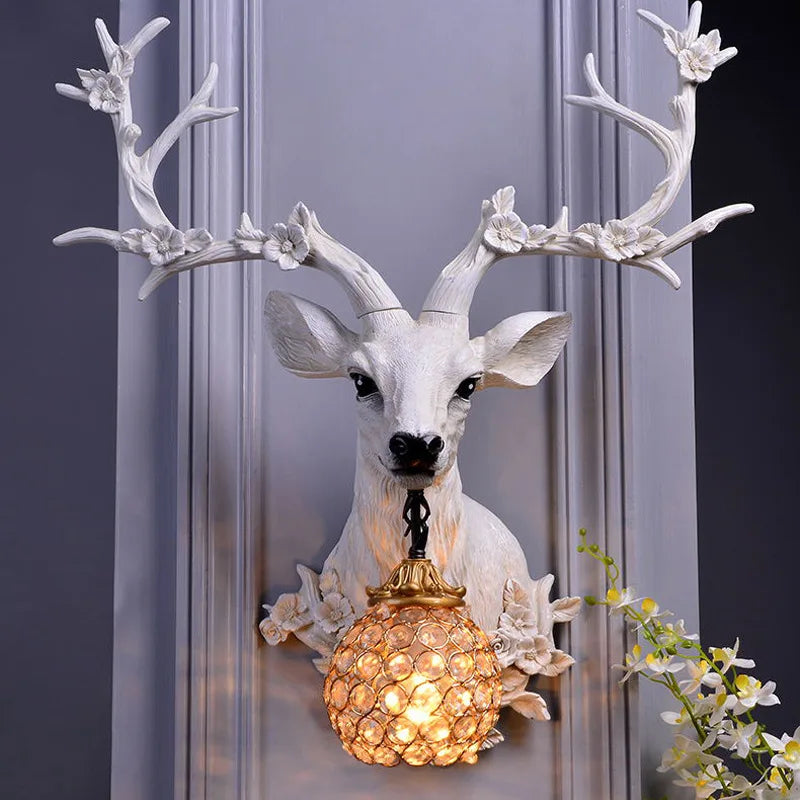 ModernCharm - Lampada Rustica a Forma di Cervo