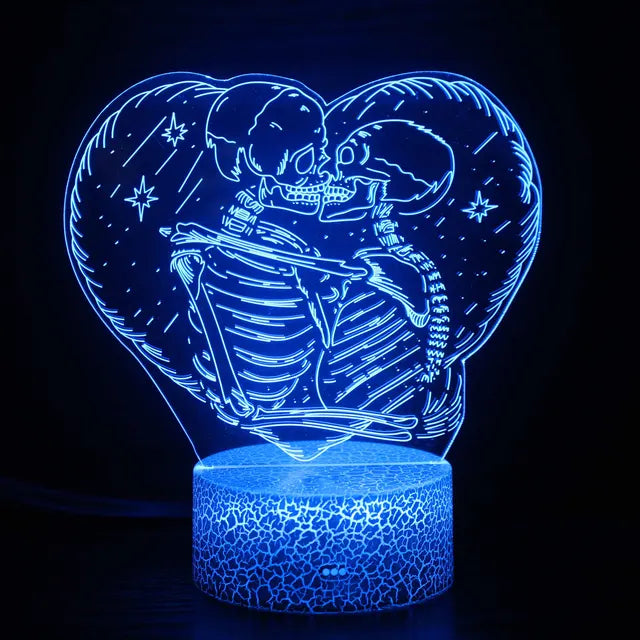 LoveGlow - Romantic LED Heart Night Light with Color Change and Remote Control