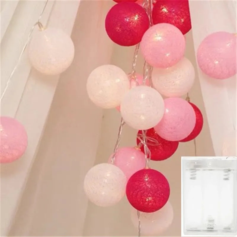 GlobeGlow - LED Cotton Thread Lanterns