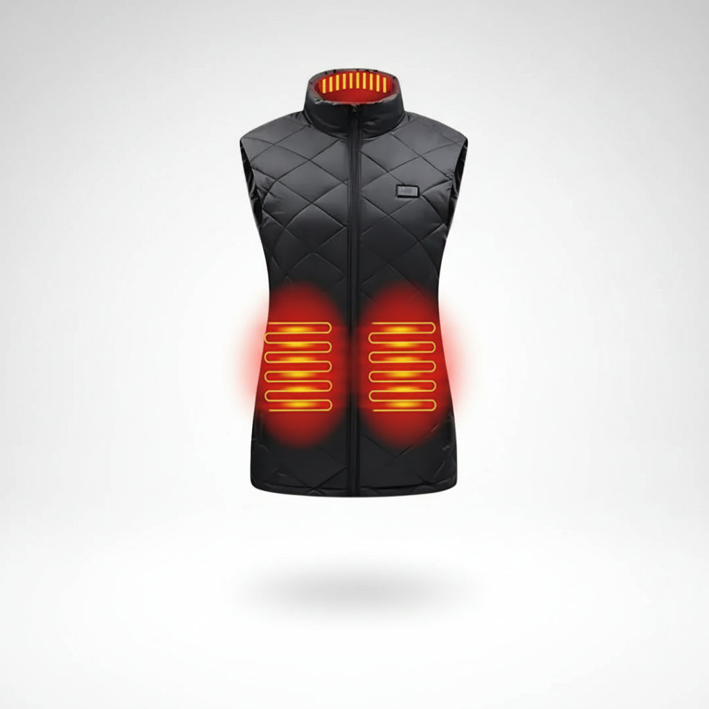 Verwarmd Gilet Dames Elektrisch Gewatteerd Outdoor Winter
