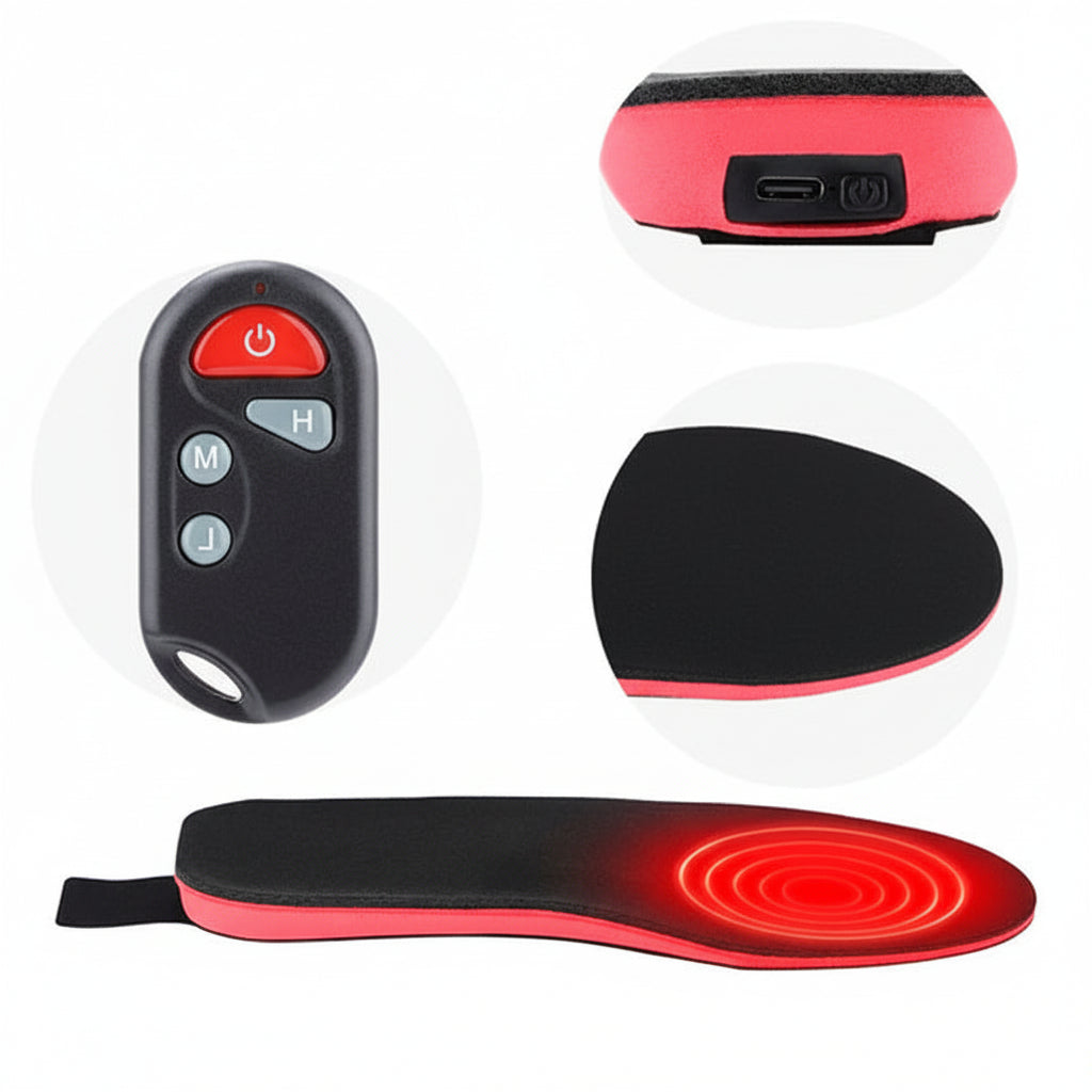Heated Insoles Wireless Rechargeable Warm Feet