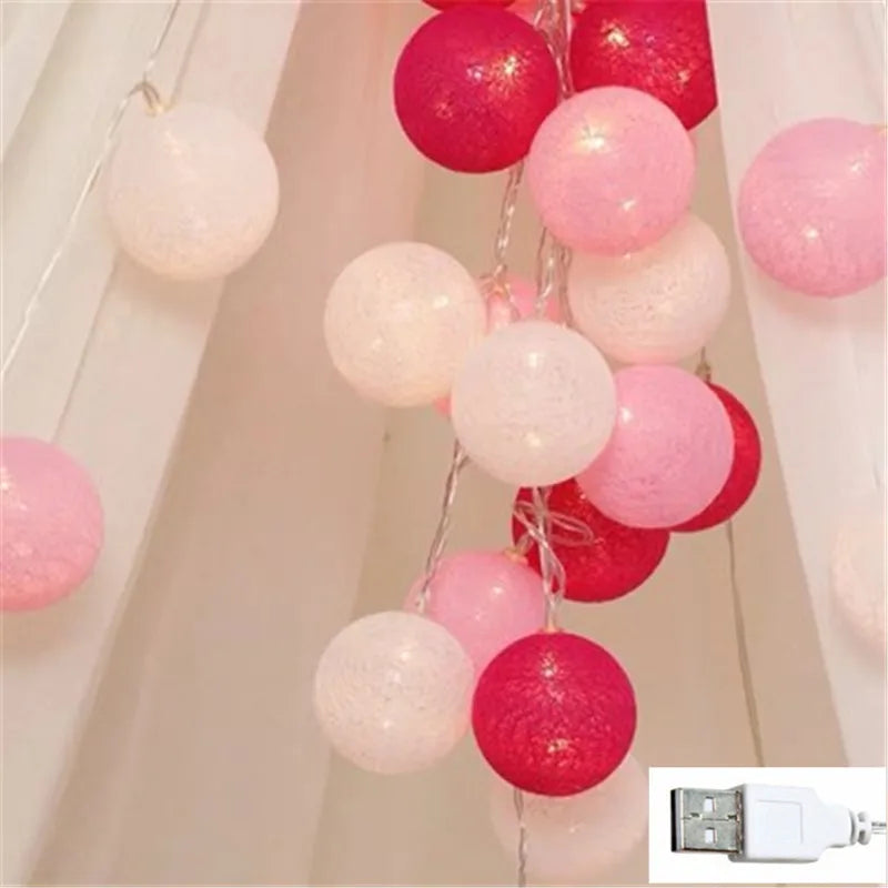GlobeGlow - LED Cotton Thread Lanterns