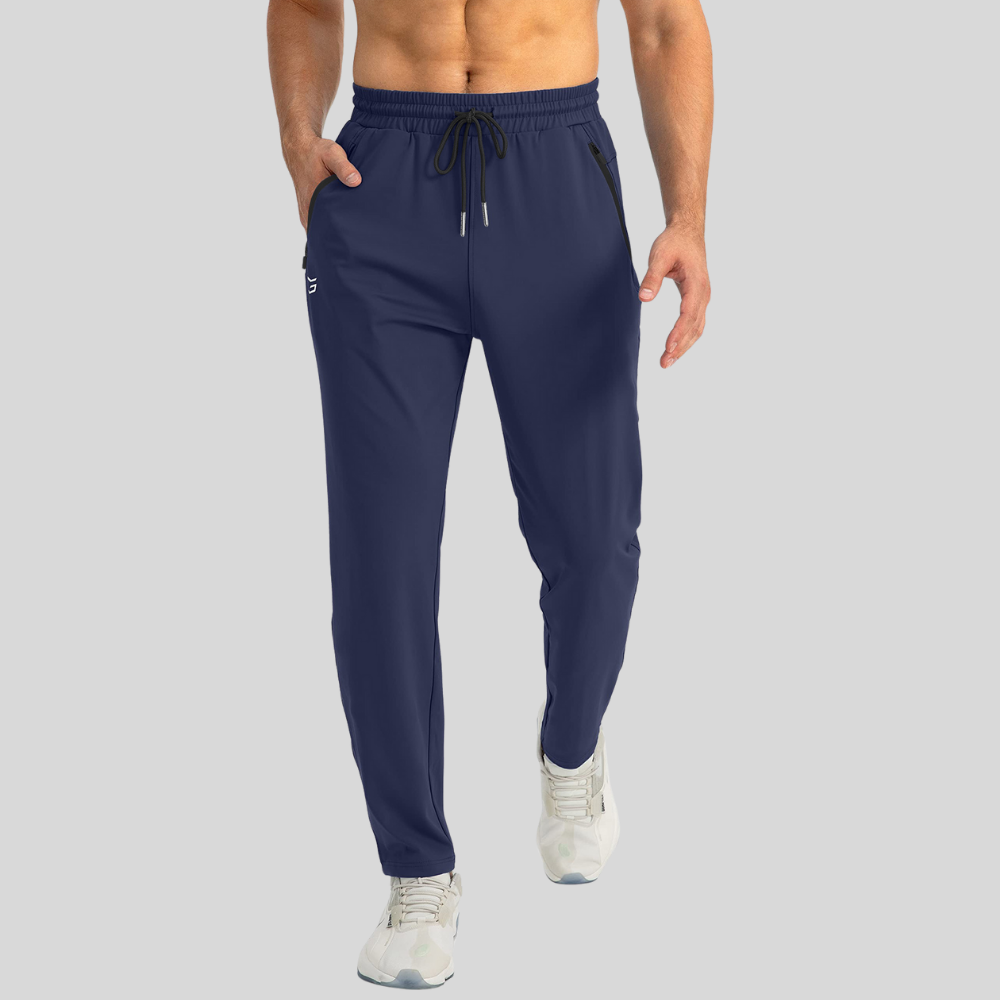 Mens Stretch Comfortable Slim Fit Work Casual Pants