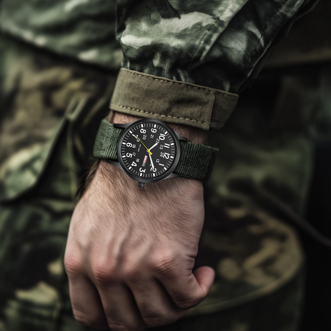 Orologio da uomo outdoor impermeabile sportivo design minimalista