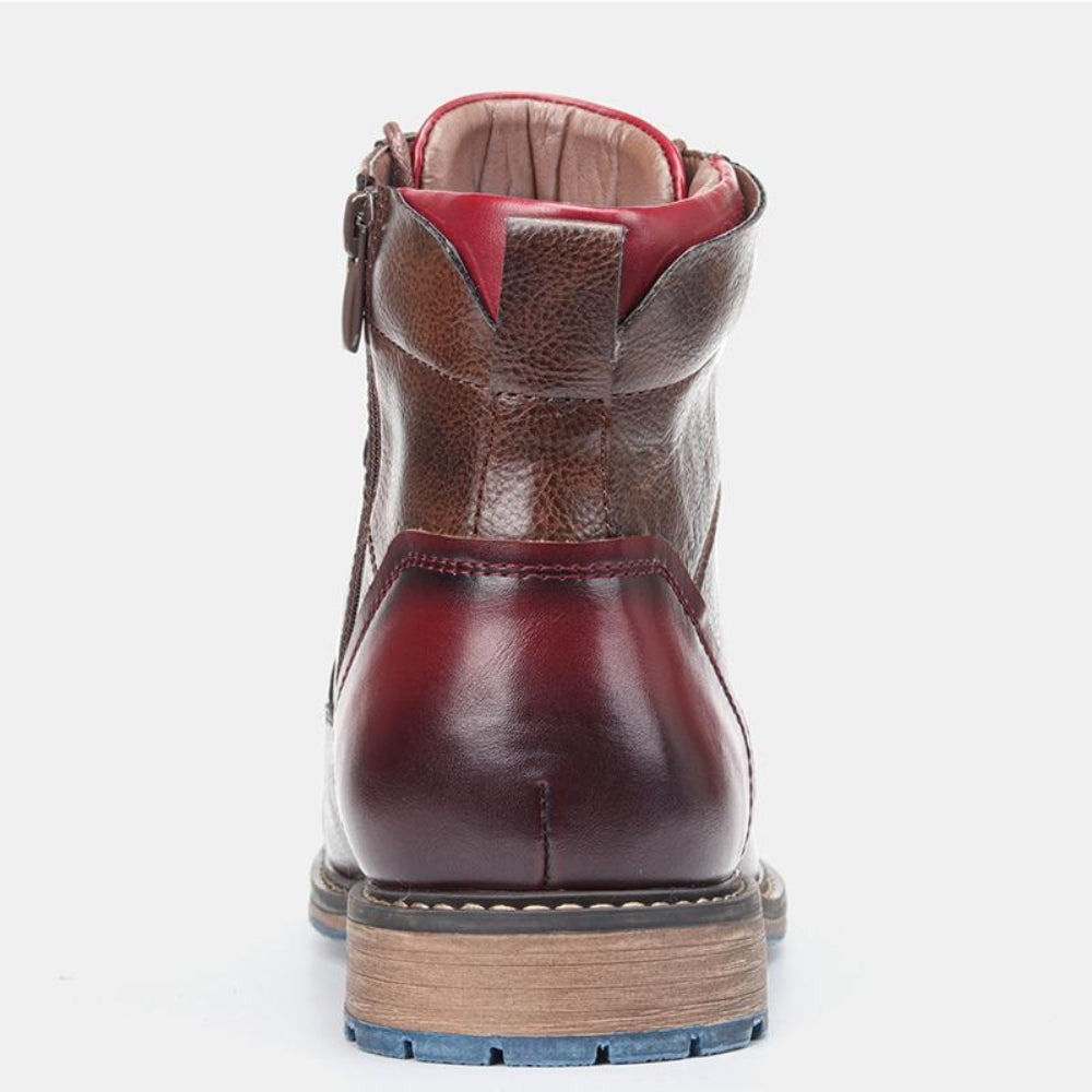 Men's Ankle Boots Lace Up Casual Work Dress Boots