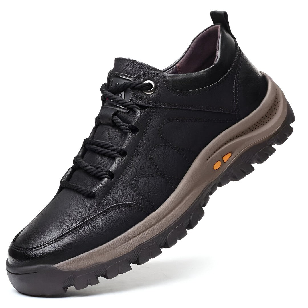 Scarpe Uomo Pelle Impermeabili Stringate Casual