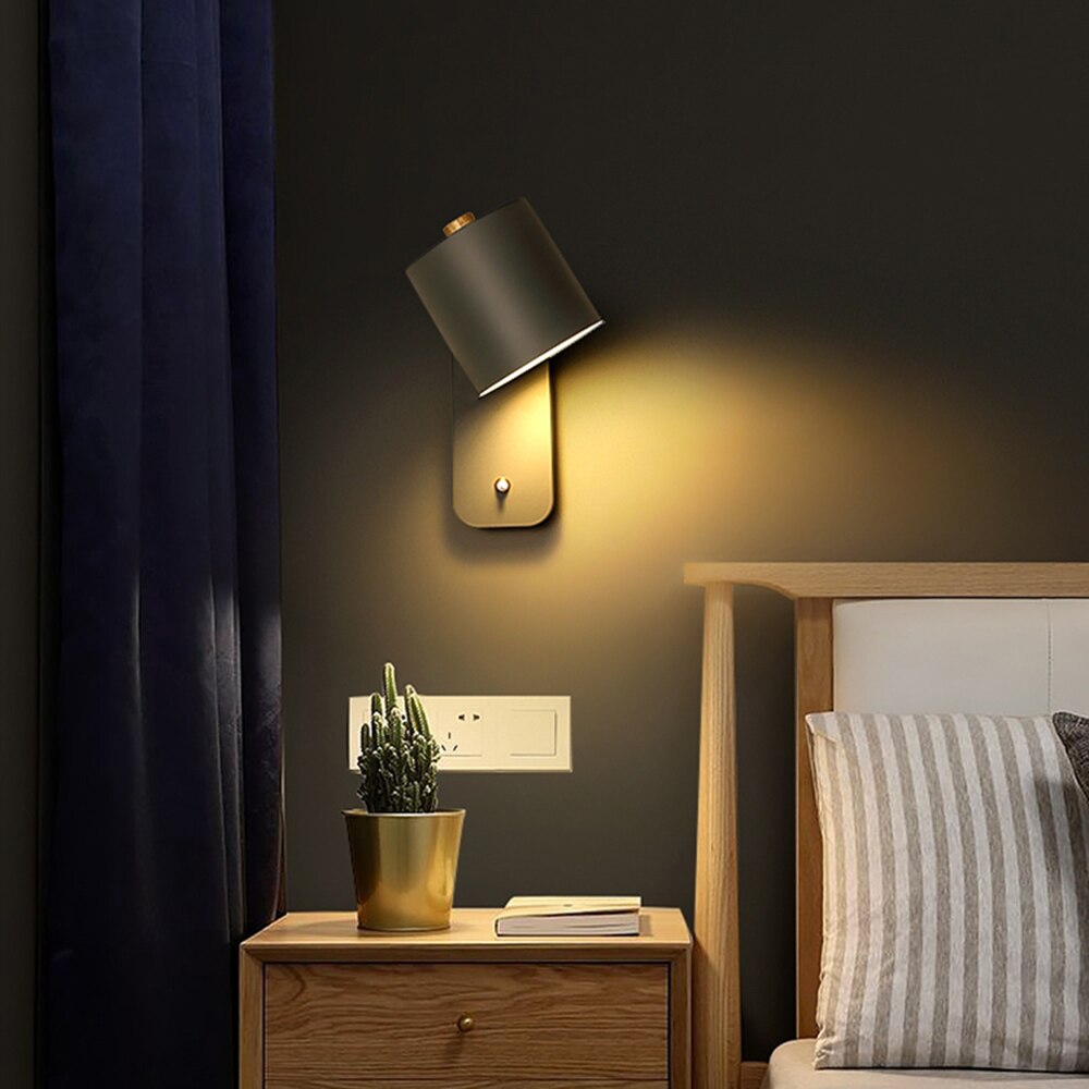 LumiLamp - Lampada da parete LED moderna con interruttore