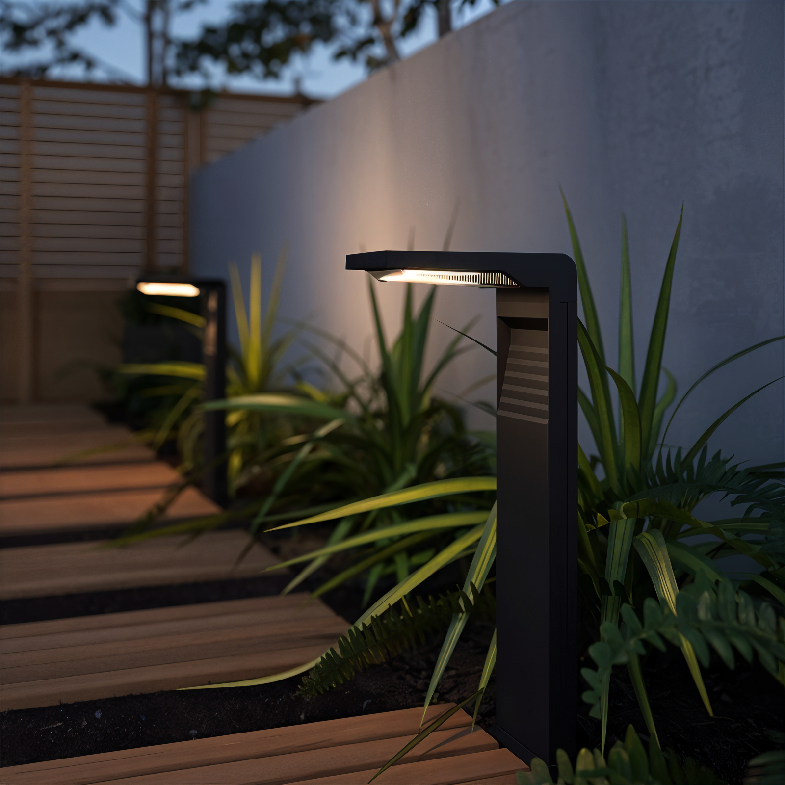 SolShine - Iluminação de Jardim Solar em Forma de L com Estanquidade IP66