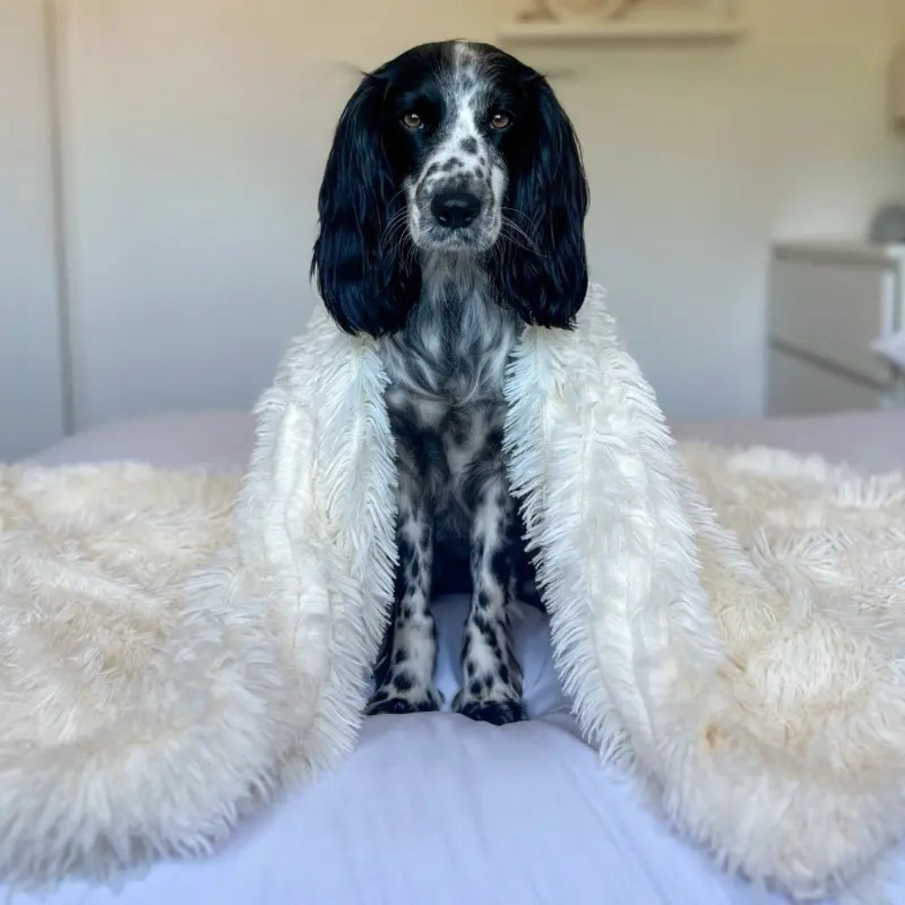 Dog Blanket Calming Plush Pet Throw