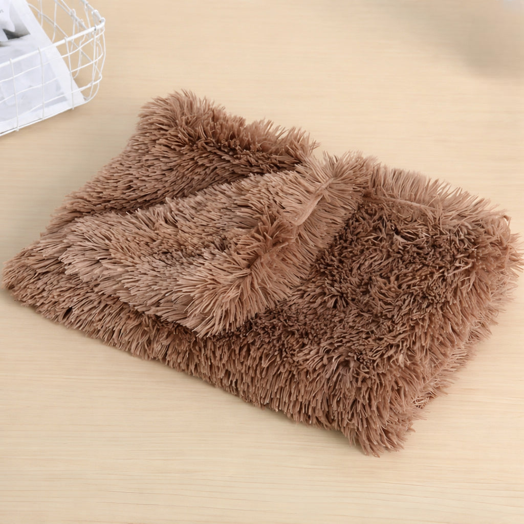 Dog Blanket Calming Plush Pet Throw