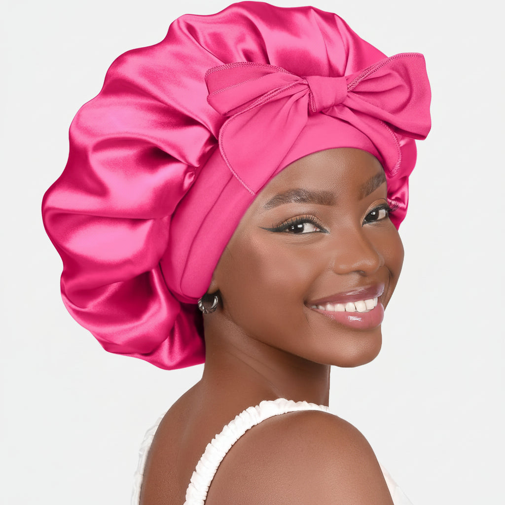 Hair Bonnet Adjustable Band Protection Style