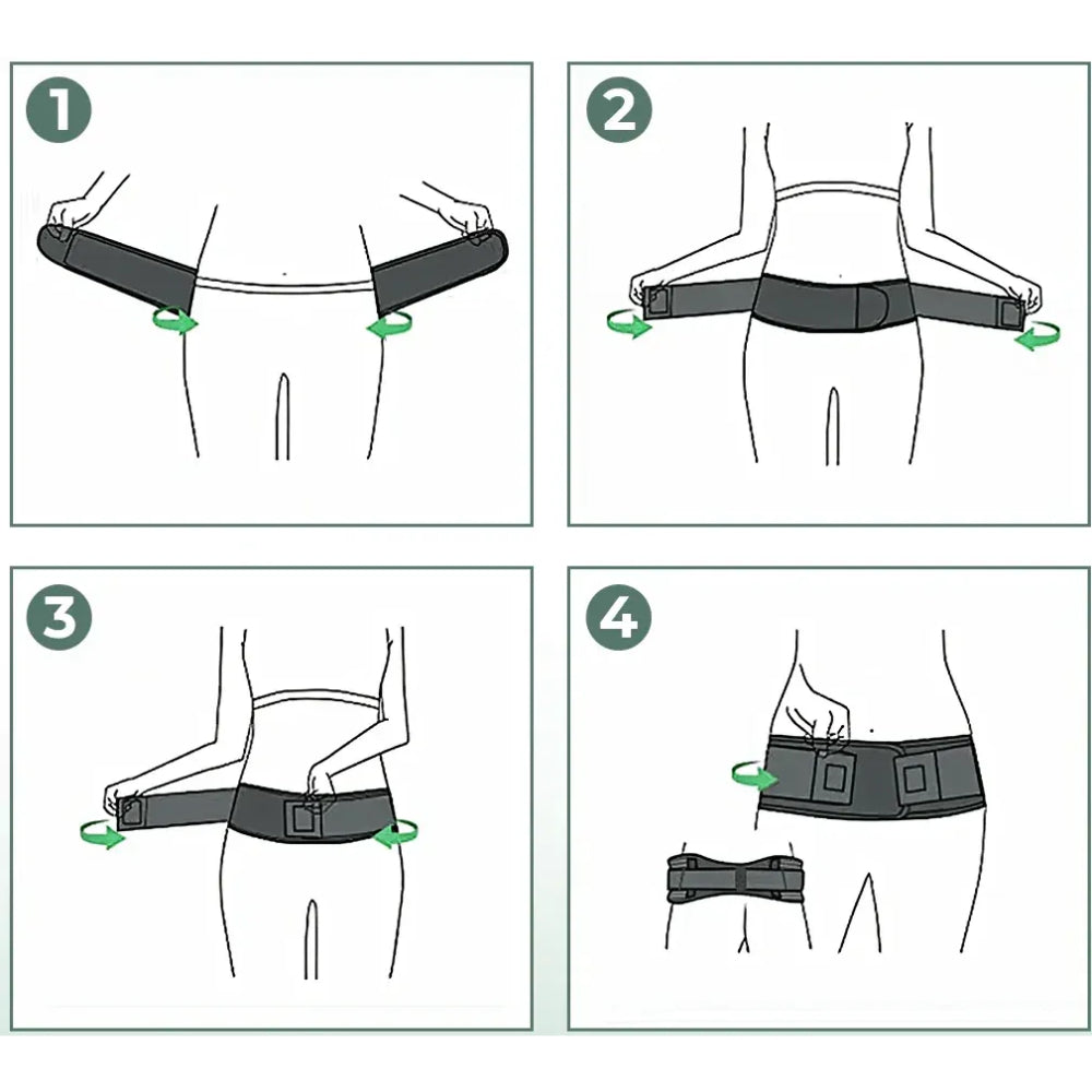 Fascia Regolabile per Supporto Lombare Comfort