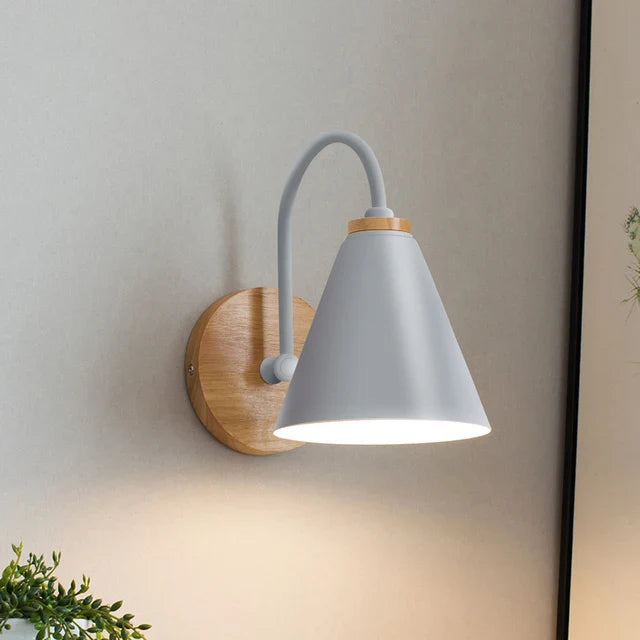 OakShine – Candeeiro de Parede em Madeira com Luz Quente