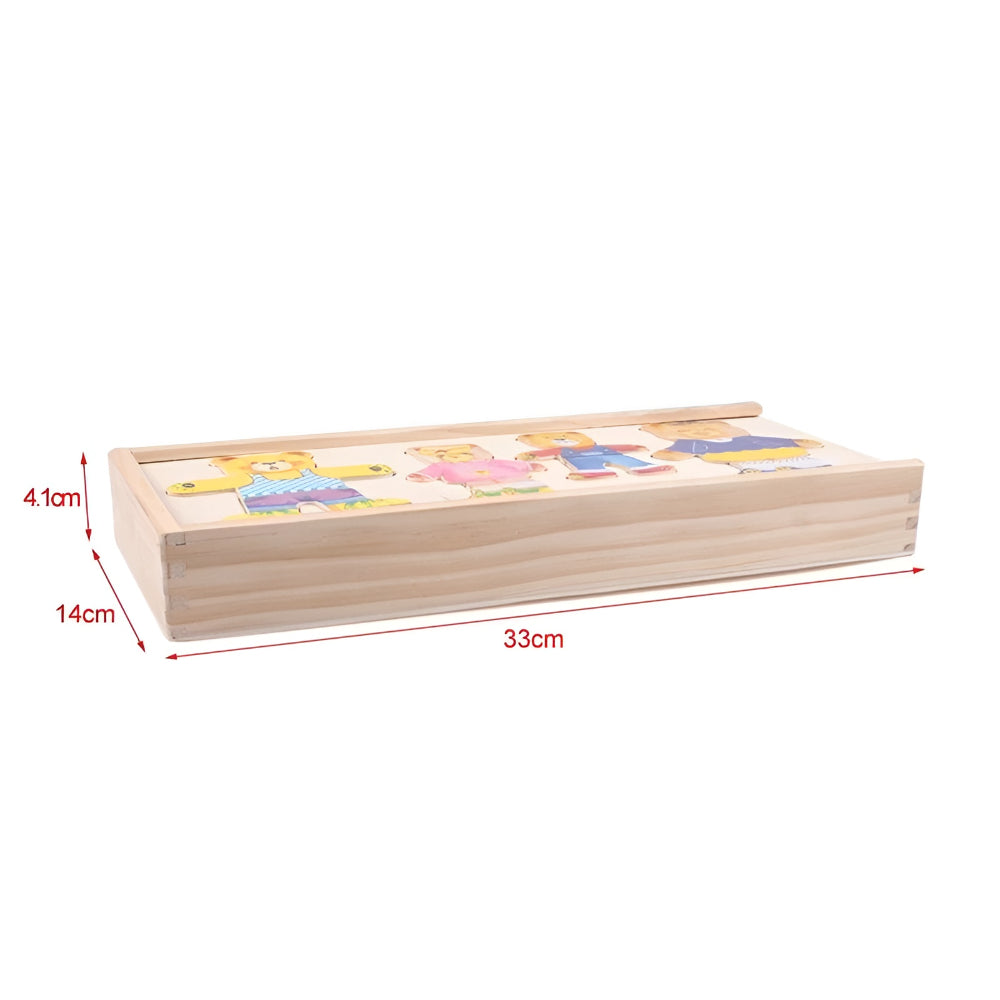 Gioco Bambini Puzzle Vestiti Personaggi Abbinamento Creativo