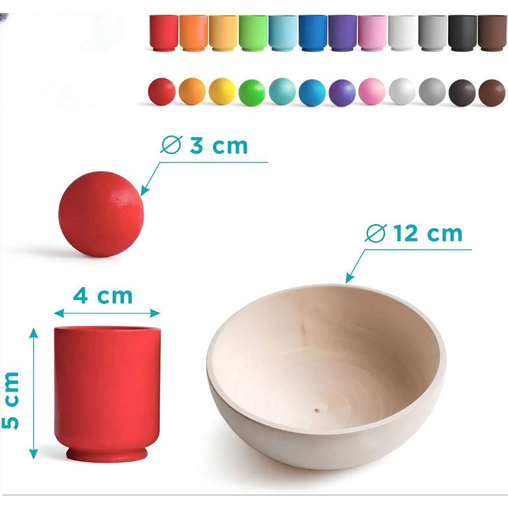 Gioco Bambini Abbinamento Colori Attività Motricità Gioco Educativo