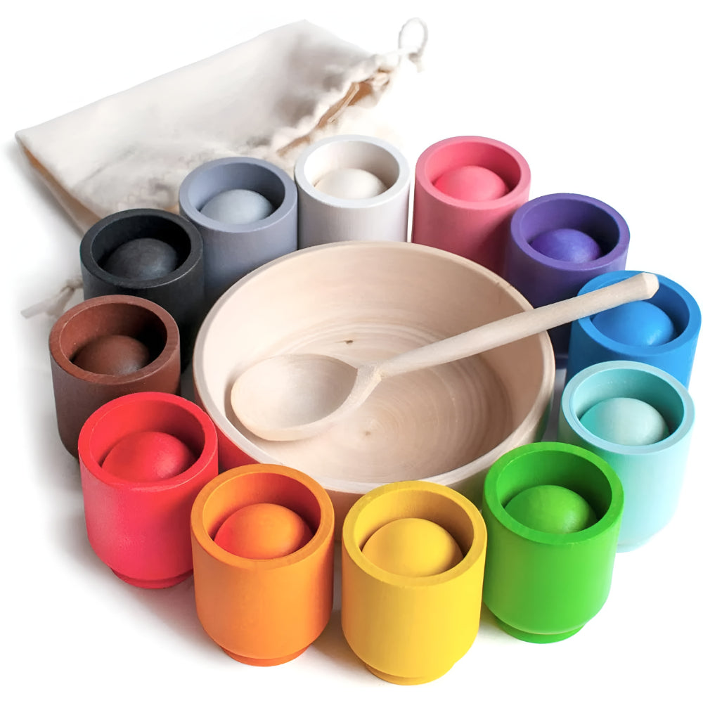 Gioco Bambini Abbinamento Colori Attività Motricità Gioco Educativo