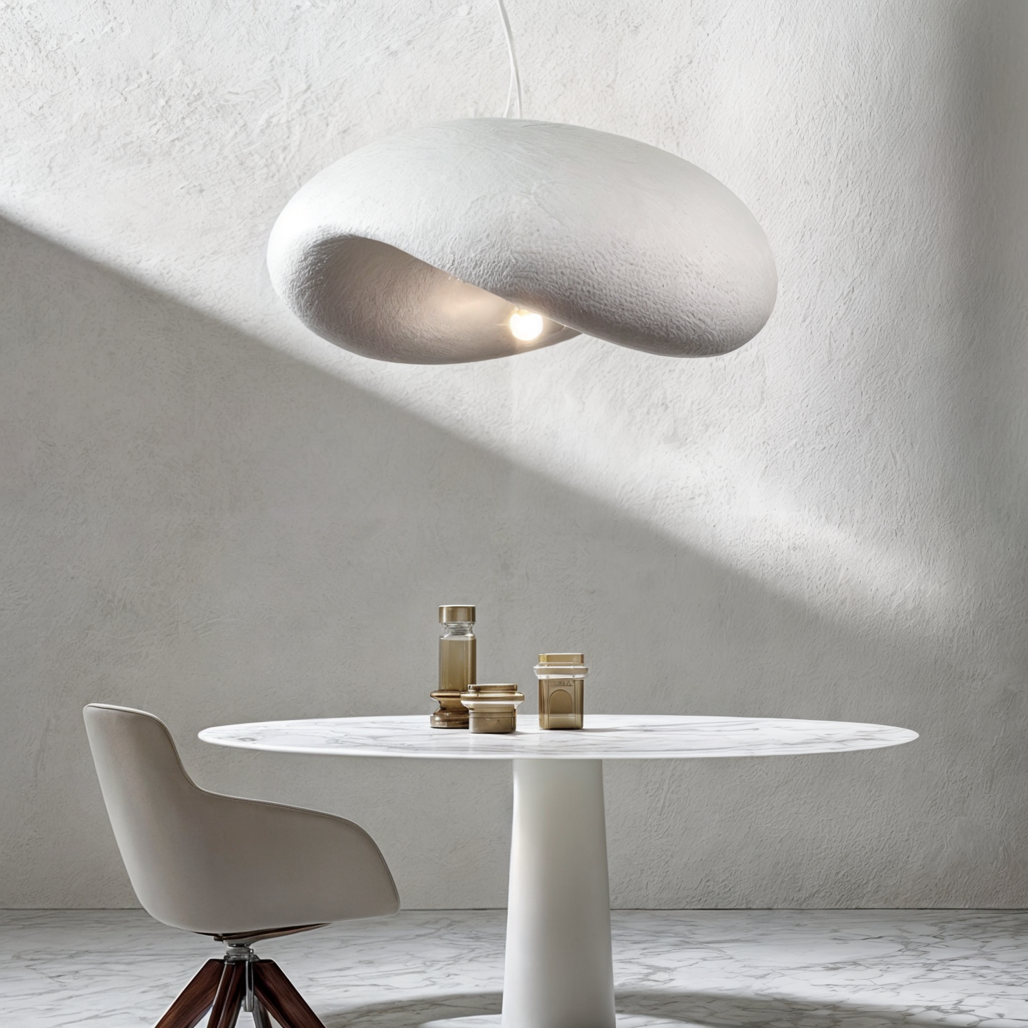 LuxuraLight - Minimalistische Resin Plafondlamp