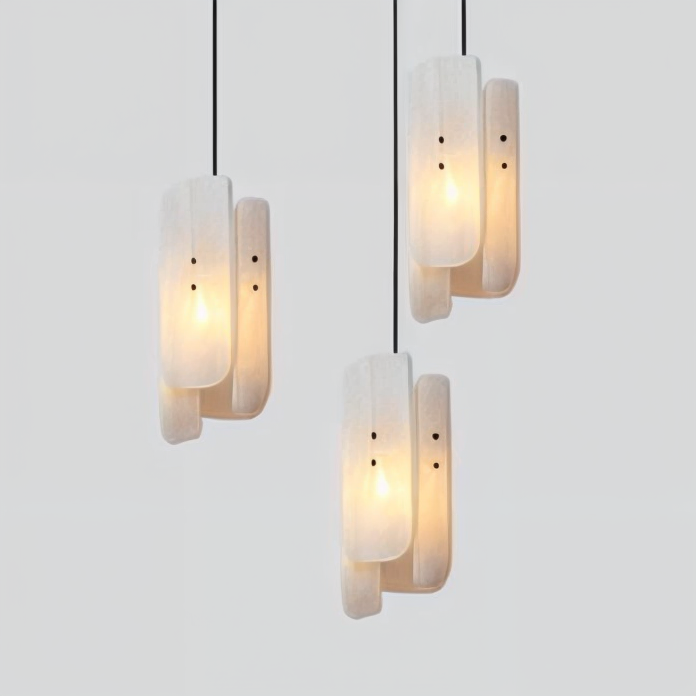 Lâmpada de Mármore Belly: Iluminação Luxuosa para um Interior Elegante