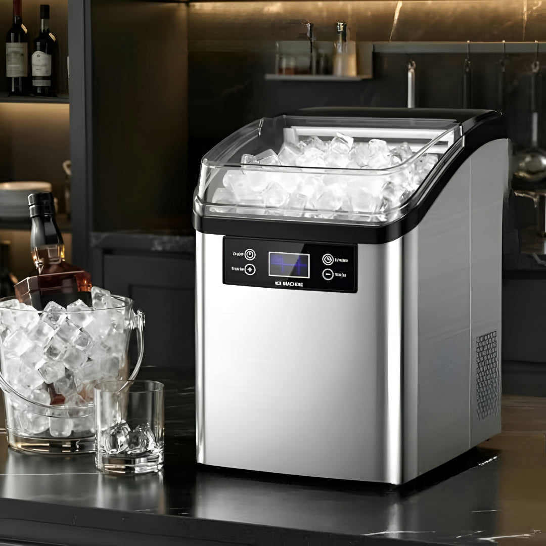 Macchina per Ghiaccio Elettrica Portatile per Cubetti di Ghiaccio Veloce Cucina