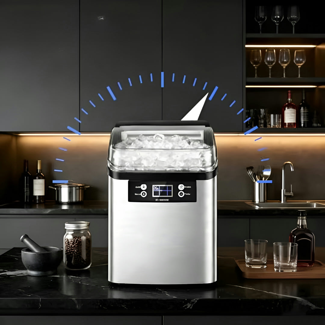 Electric Portable Ice Machine Fast Ice Cube Maker Kitchen