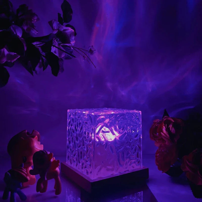 Lampada Aurora Beata - Lampada LED a Colori con Luminosità Regolabile e Telecomando