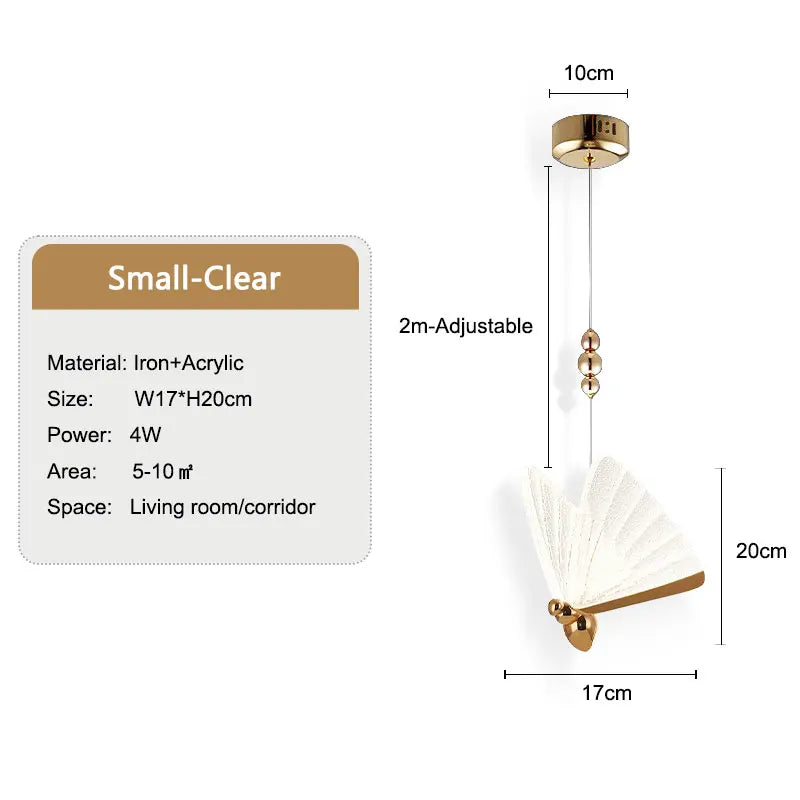 VleugelLicht - Decoratieve Vlinder Hanglamp