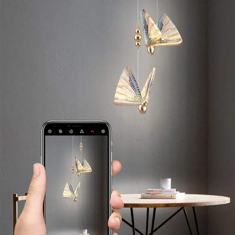 VleugelLicht - Decoratieve Vlinder Hanglamp