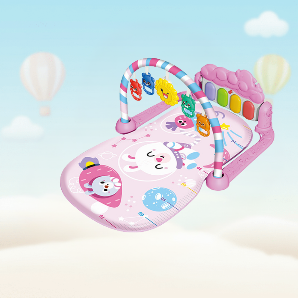 Alfombra de Juego Musical Interactiva para Bebés con Sonido y Actividades