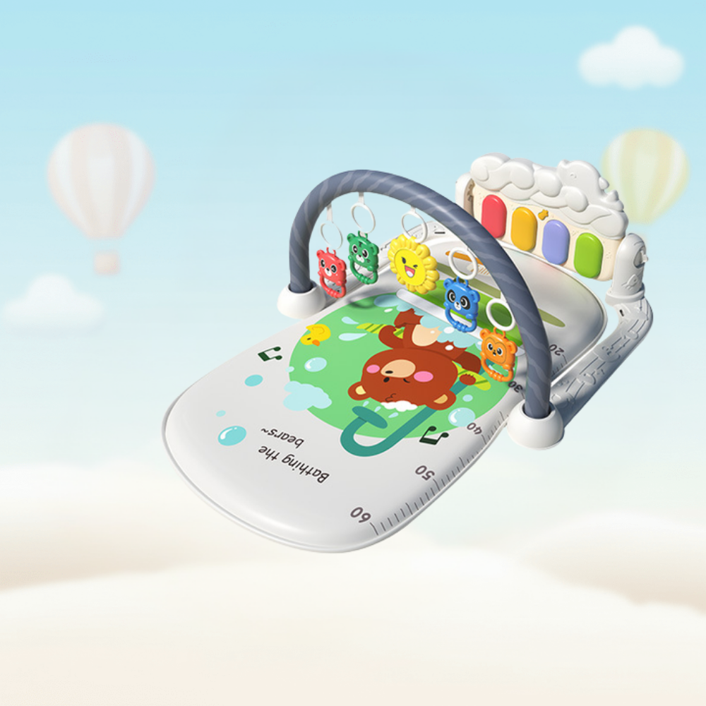 Alfombra de Juego Musical Interactiva para Bebés con Sonido y Actividades