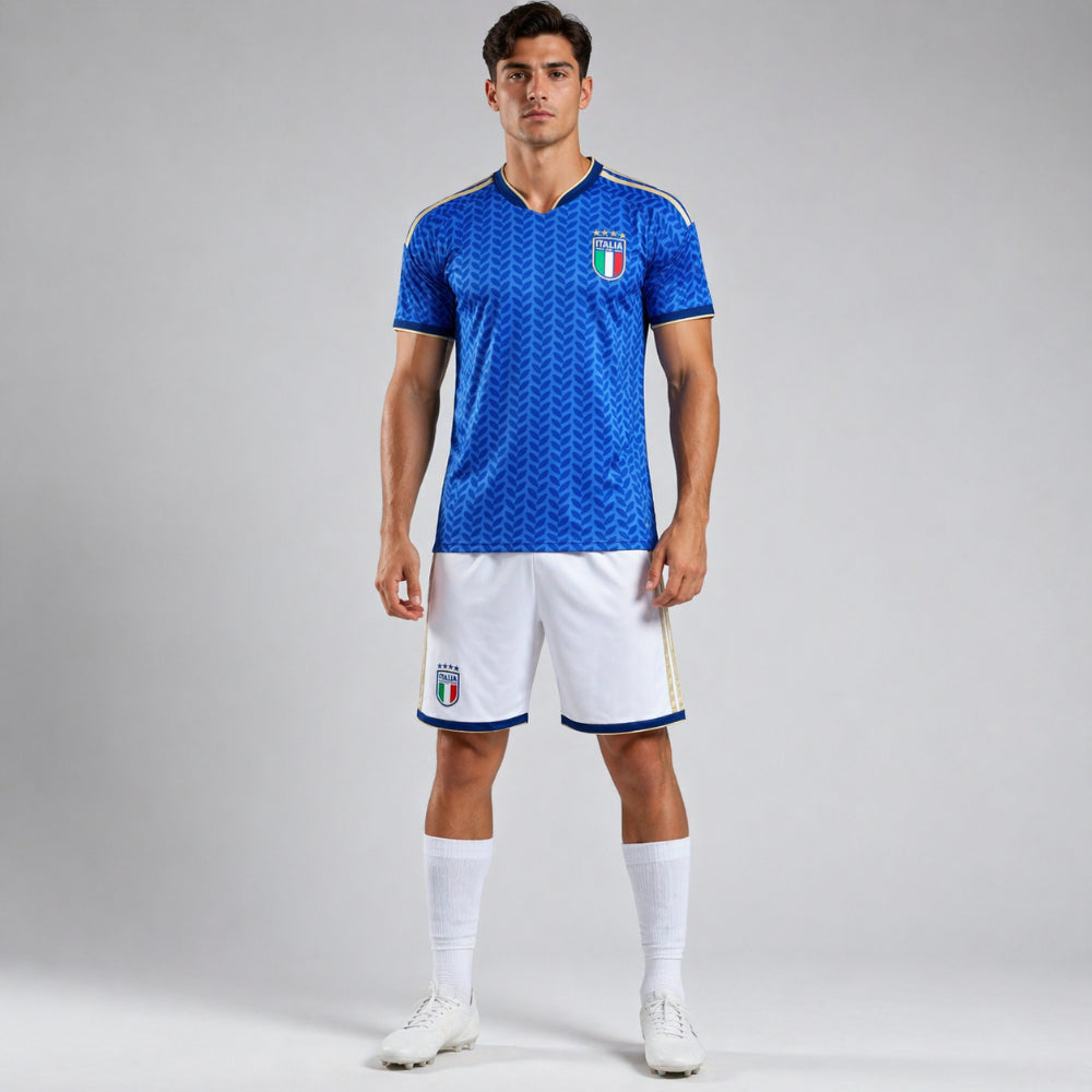 Maglia Italia Mondiali 2026 Set Maglia Calcio Uomo Tuta Sportiva Maglia