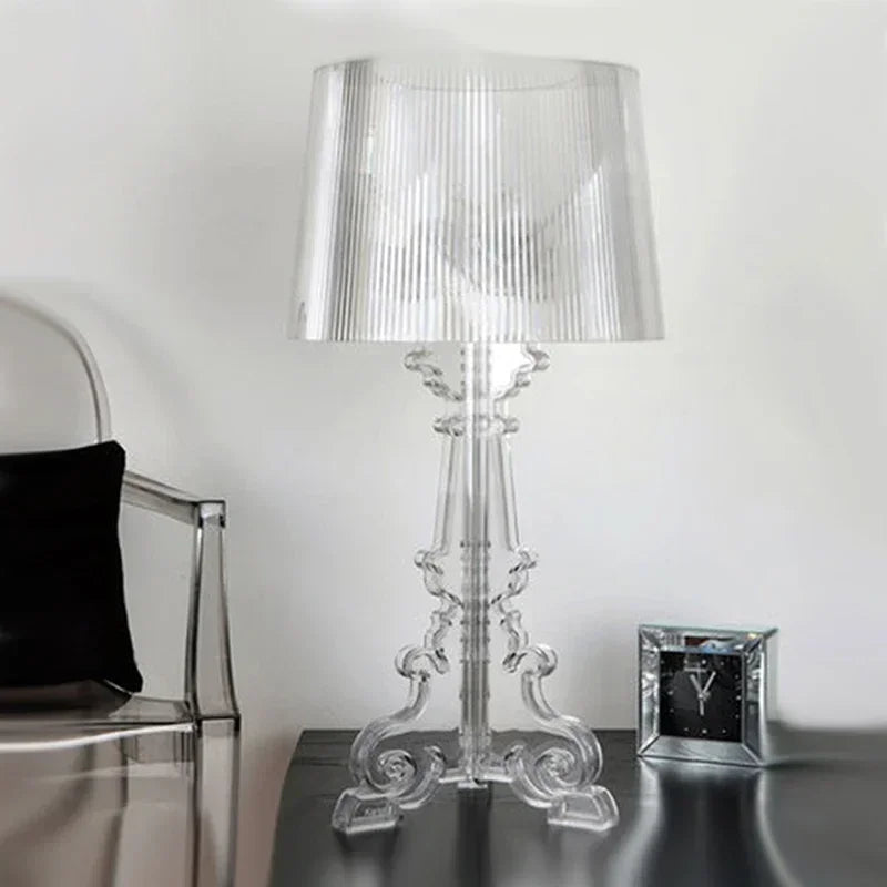 CrystalGlow - Lampada da tavolo di cristallo di lusso per un'illuminazione elegante